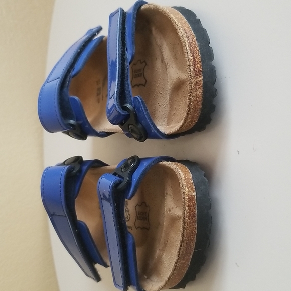 Birkenstock Birki's Blue Patent. size 5. - Picture 3 of 7